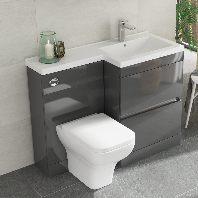 toilet sink cabinet singapore Pemberton grey 1100 space saving ensuite sink and toilet cabinet buy