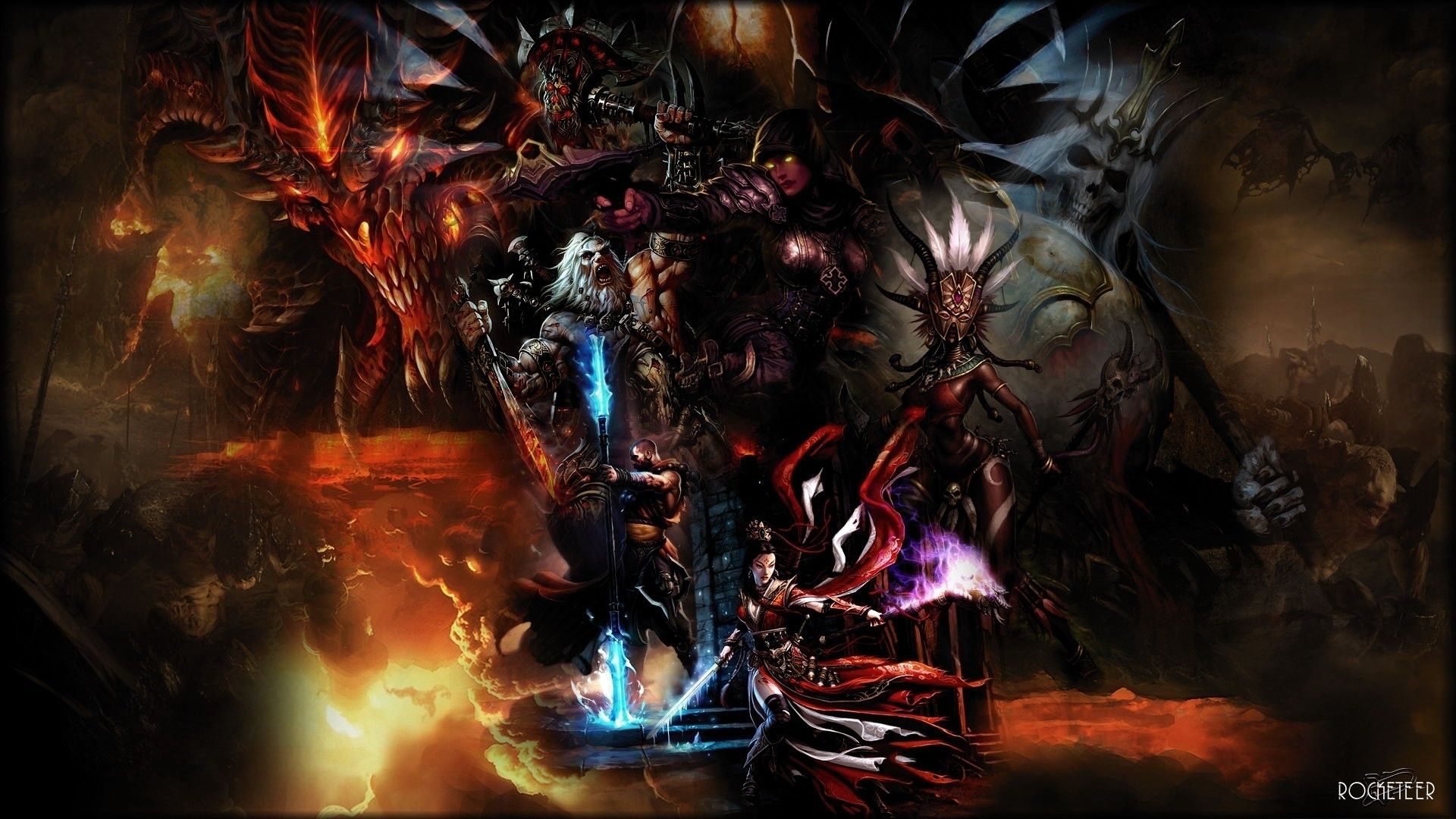 wallpaper hd pc games Pixelstalk diablo