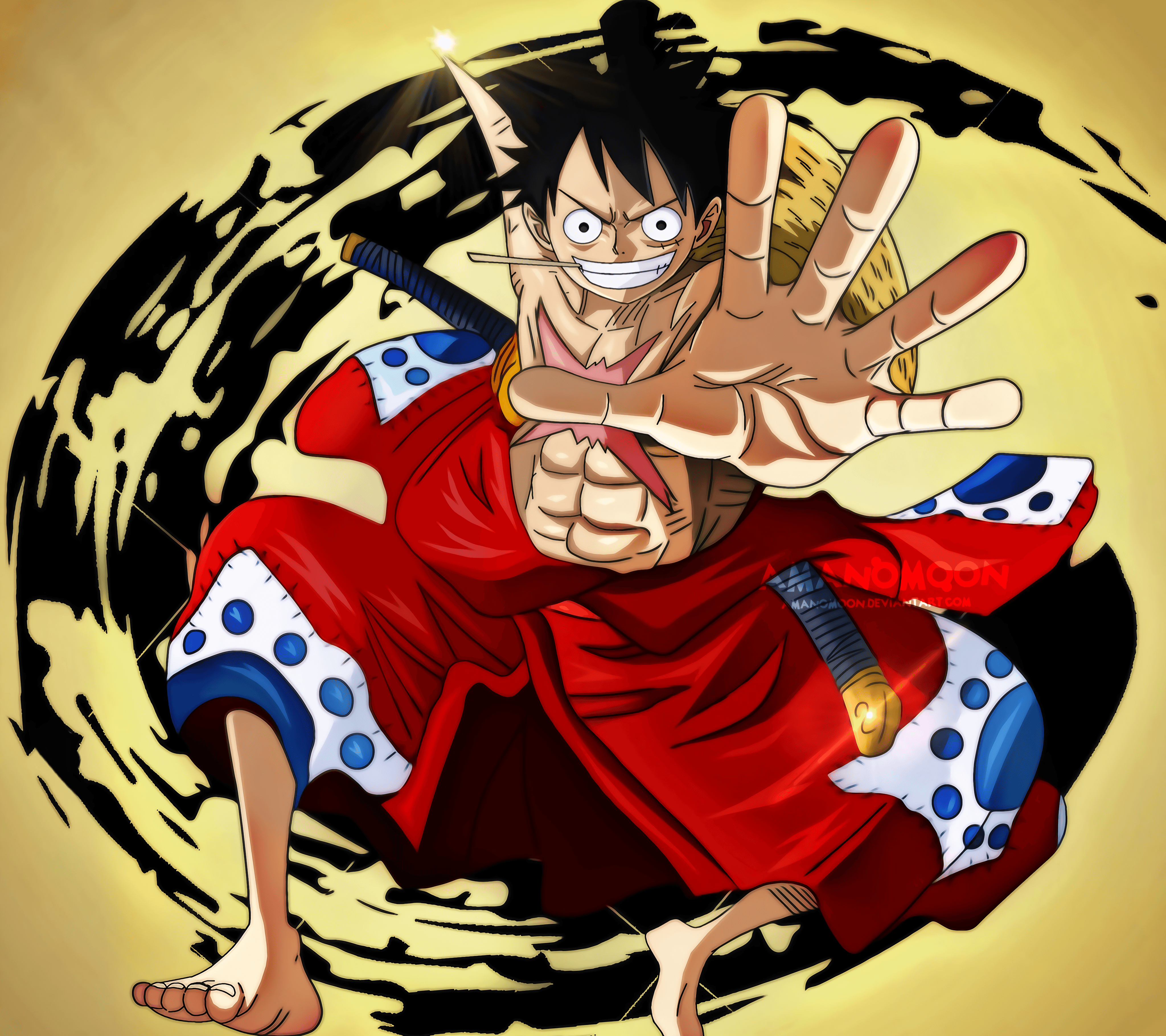 wallpaper one piece animado Luffy wallpapercave