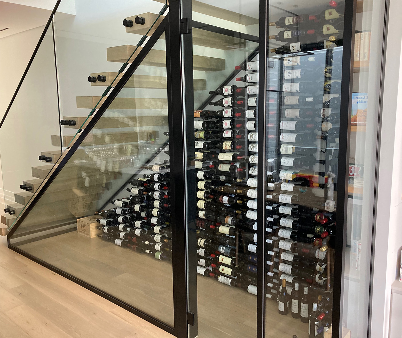 wine store under stairs Do it yourself wine cellar under the stairs : 9 best wine cellar under