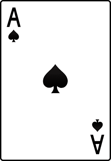 ace of spades card png Ace card clubs file transparent pluspng