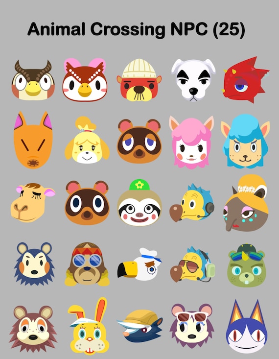 animal crossing faces png Pin on character design