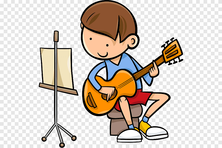 animated boy with guitar png Download open