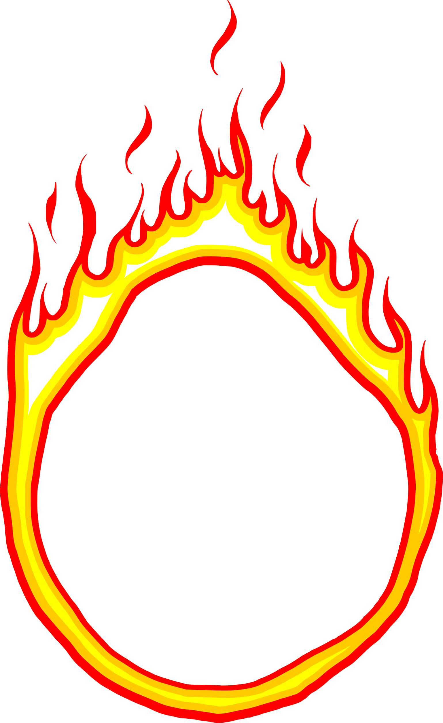 animated fire picture frame png 6 cartoon fire circle vector (eps, svg, png transparent)