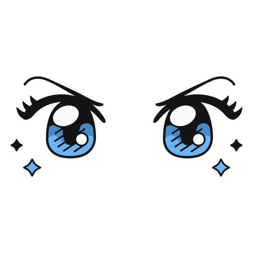 anime annoyed eyes png Anime eyes transparent png