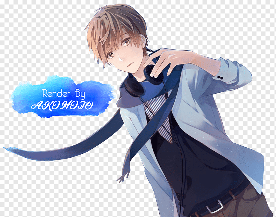 anime boy jacket png Anime boy school render hair guy cliparts boys deviantart blue drawing guys manga transparent girl clipart visit cute freepngimg library