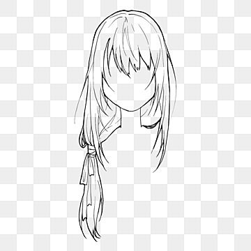 anime hair transparent png Anime hair download png image