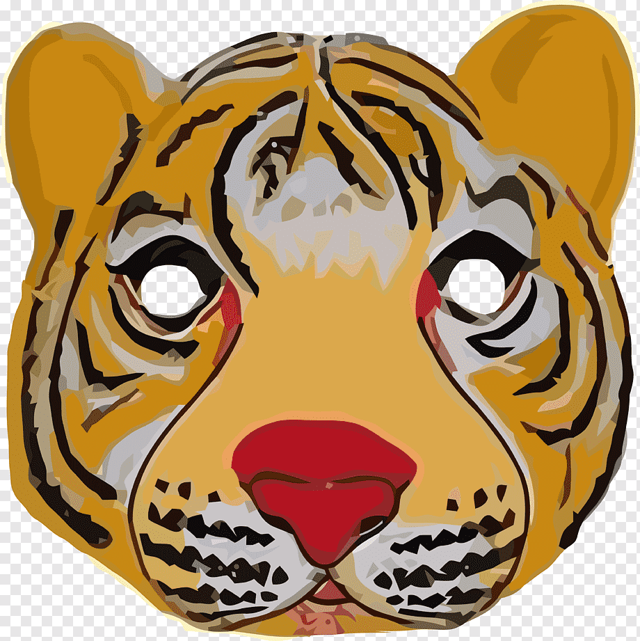 anime tiger mask png Tiger face mask