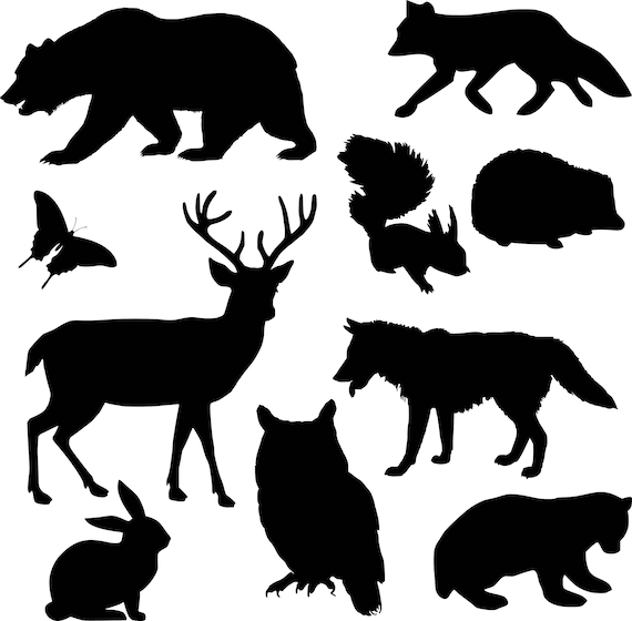 black animal clipart png Animal black png, svg clip art for web