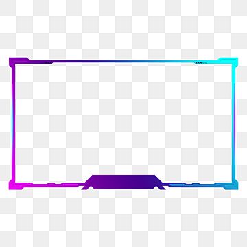 blue facecam overlay animated png Purple twitch overlay facecam border