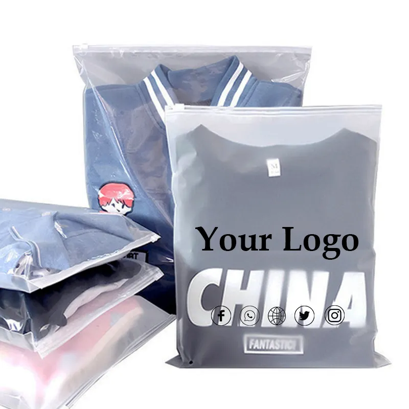 custom clothing plastic bag Alice,clear zipper clothing plastic packaging bag,storage zip lock bags