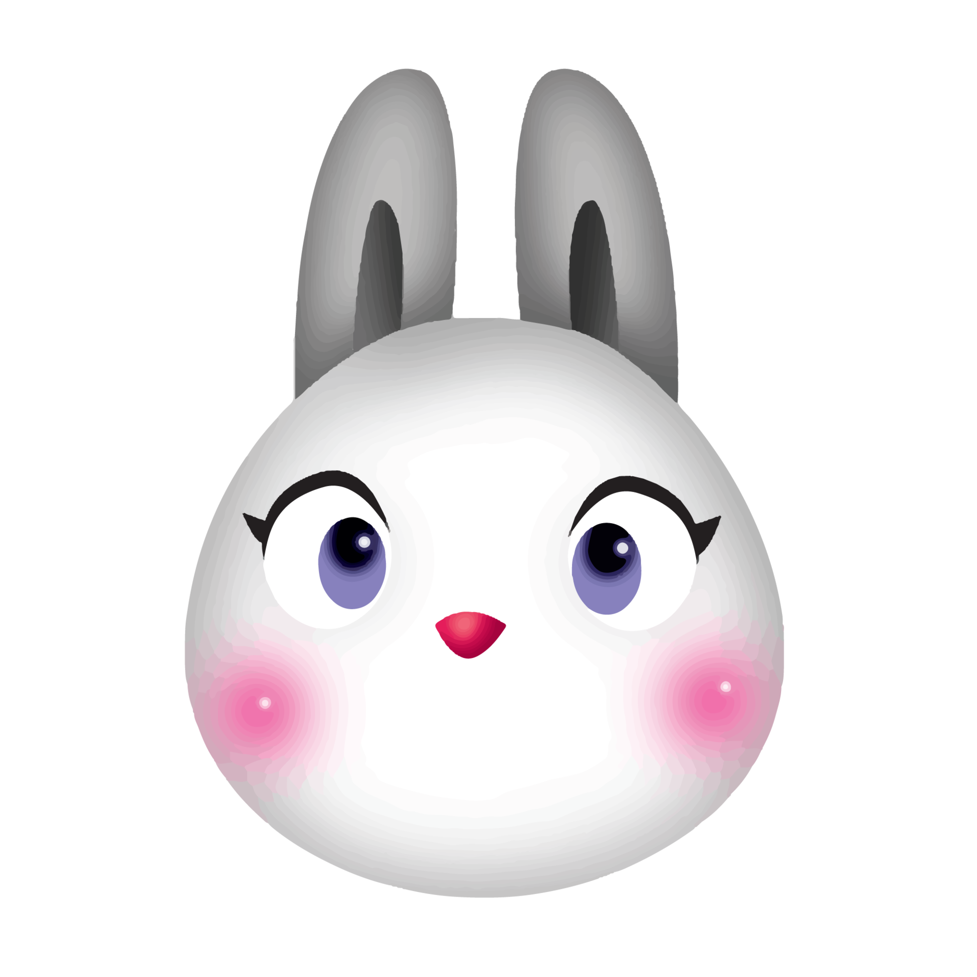 cute bunny anime png Free rabbit cute character cartoon illustration clipart drawing kawaii