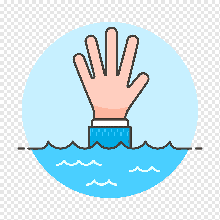 drowning hand drawing anime png Drown, drowning, hand, sea icon