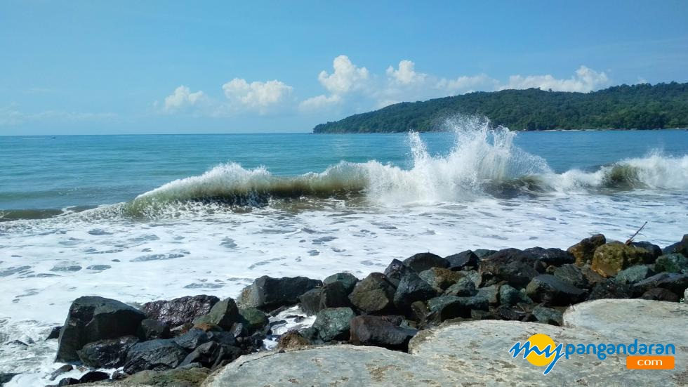 gambar ombak bergerak 47+ gambar pemandangan laut pangandaran