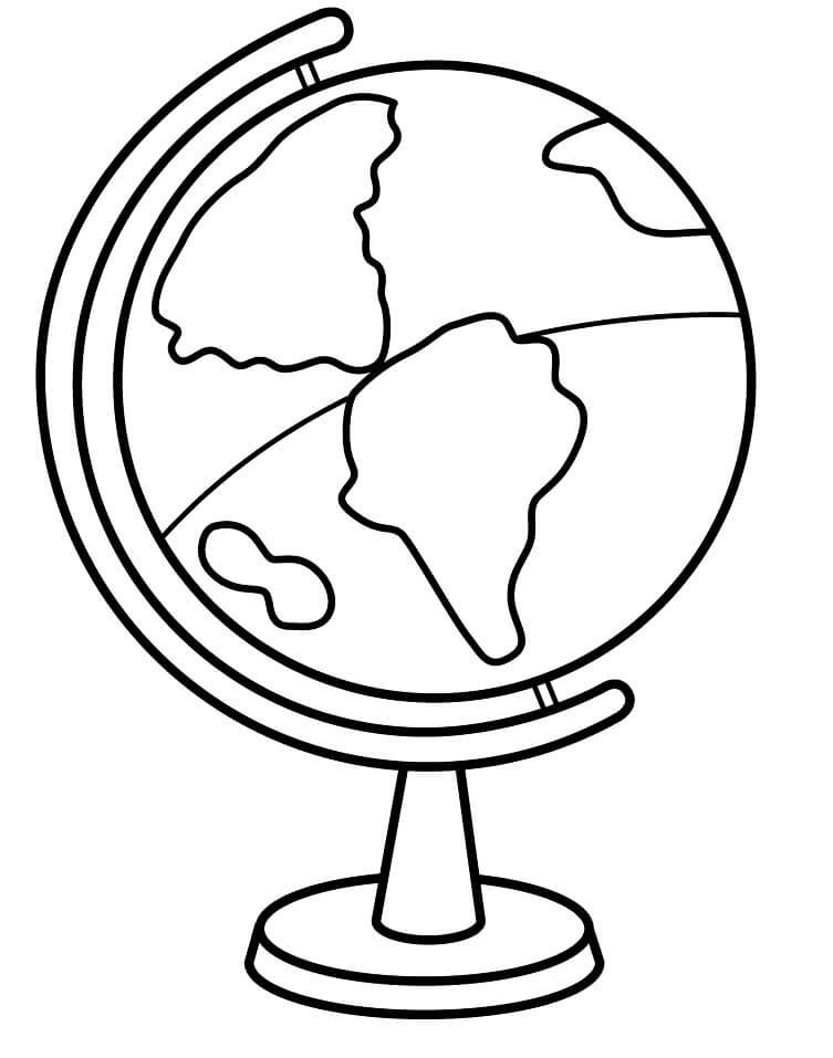 globo terrestre desenho png Desenho de globo terrestre para colorir