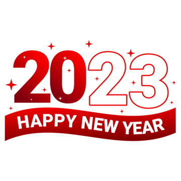 happy new year 2023 png hd Year happy transparent sticker whatsapp