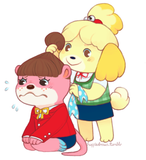 lottie png animal crossing Lottie isabelle designer helpin leaf draws