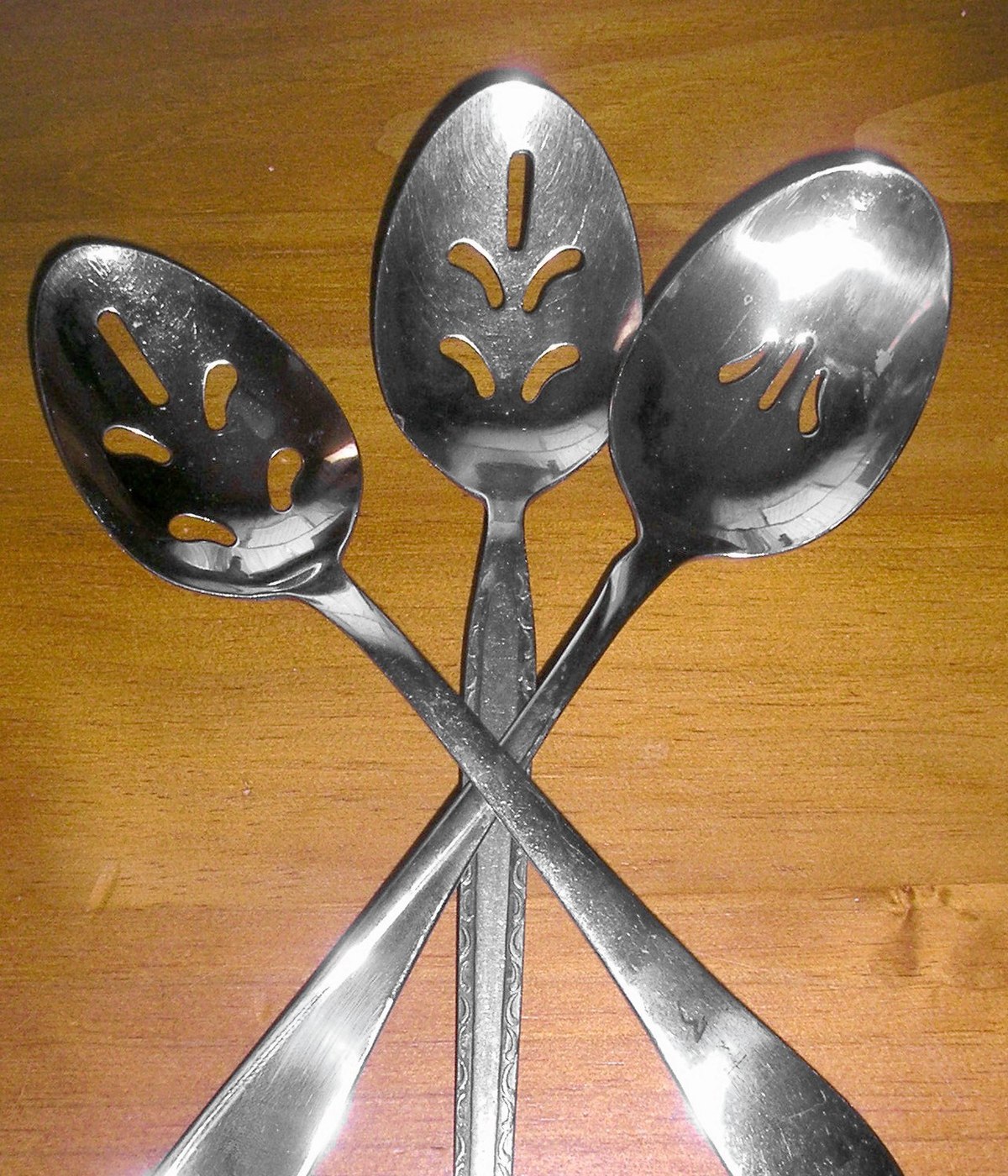 metal slotted spoon Slotted spoons