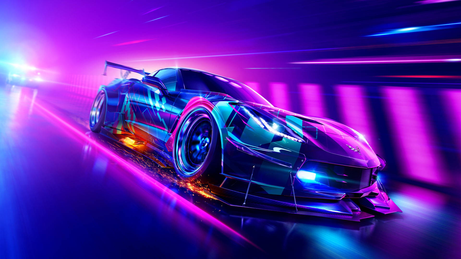 neon wallpaper car Purple neon car wallpapers