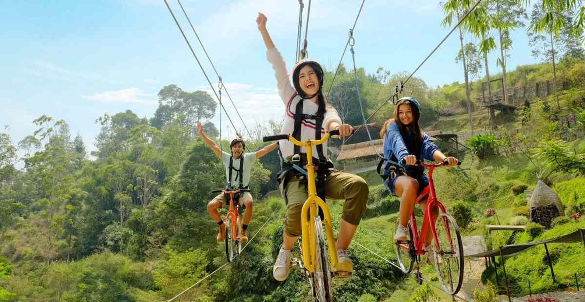 rekomendasi wisata bali untuk anak Wisata bambu dusun rekomendasi lembang alam reservasi objek seru rumah bermain menikmati ciparay