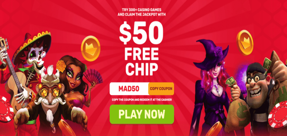 slot madness no deposit bonus Slot madness casino: $50 free chip no deposit required!