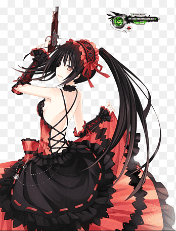 steel angel kurumi anime png Kurumi tokisaki date render renders live anime kakoiii