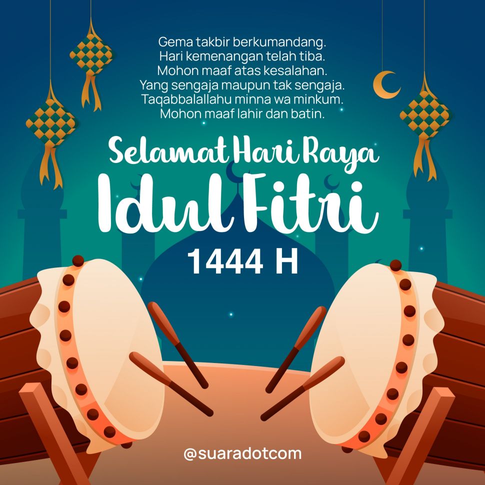 ucapan selamat idul fitri gambar bergerak Idul fitri raya ucapan lebaran kartu telah sinar