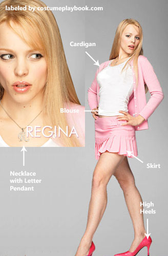 what does wearing costumes mean Regina george gretchen travestimenti ispirati originali scenarios wednesdays pageant