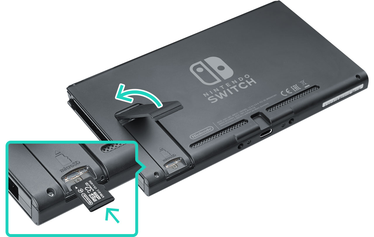 where does sd card go nintendo switch slot Where does the sd card go in a switch